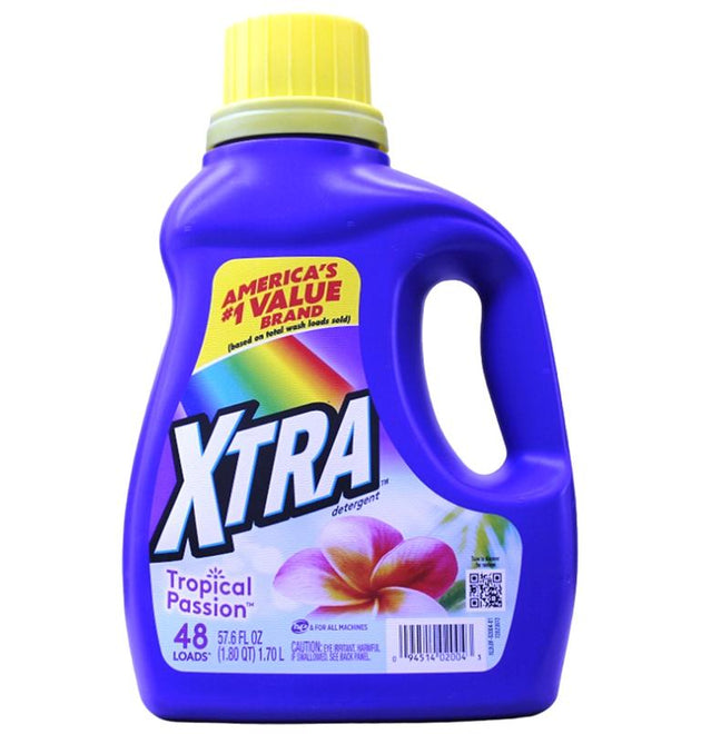 57.6OZ XTRA LAUNDRY LIQ TROPICAL PASSN-6