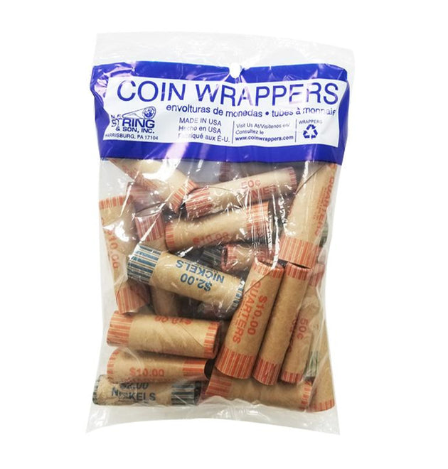 US MIX COIN WRAPPER 36CT - 25