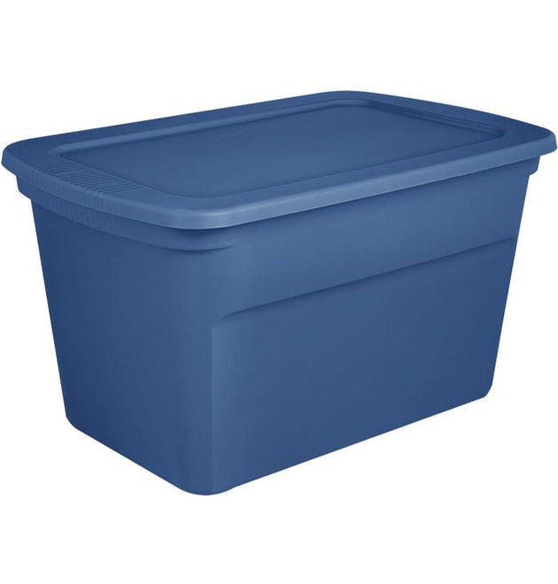 30-GAL TOTE BOX MARINE BLUE - 6