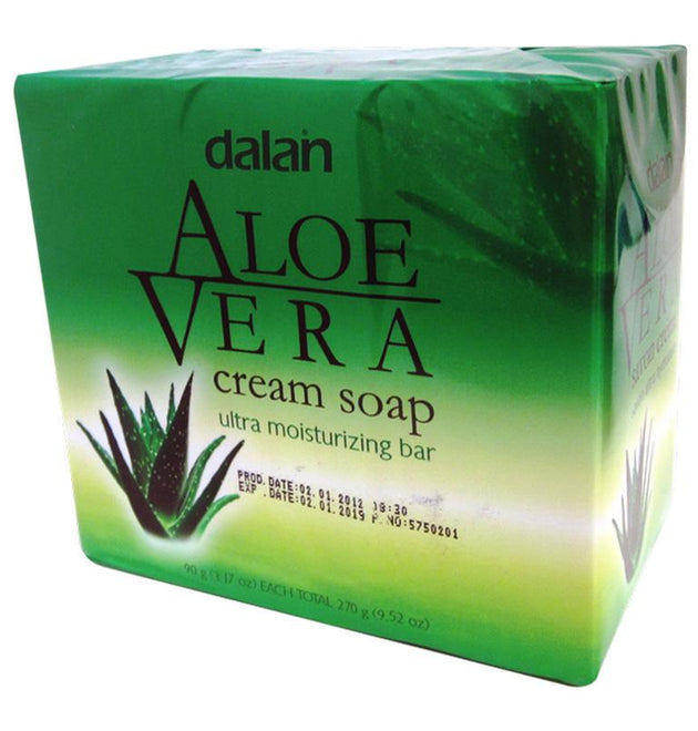 51823 DALAN ALOE VERA SOAP 3.17OZ 3PK-24