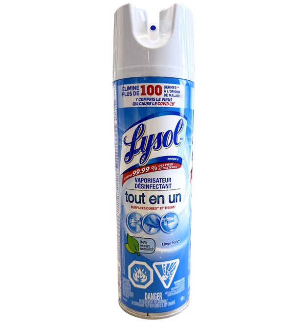 19OZ LYSOL® DISINFECTANT SPRAY CRISP LINEN®-12