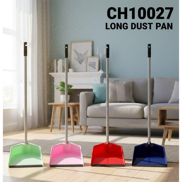 DELUXE LONG HANDLE DUSTPAN -EASY CLEANING PURPOSE-48