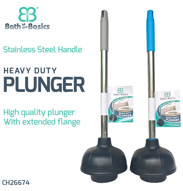 TOILET PLUNGER WITH S/STEEL HANDLE-24