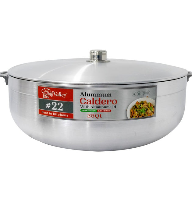 ALU LID CALDERO H-DUTY#22 25QT,48CM - 4