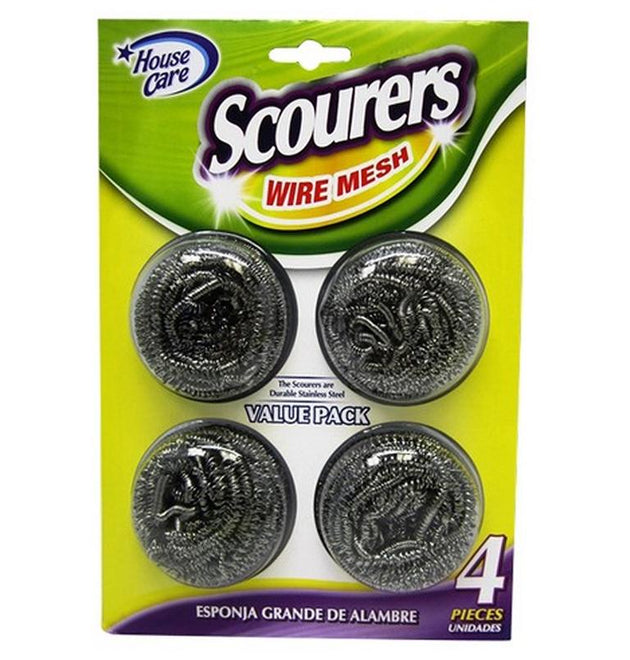 4PCS STAINLESS SCOURER - 48