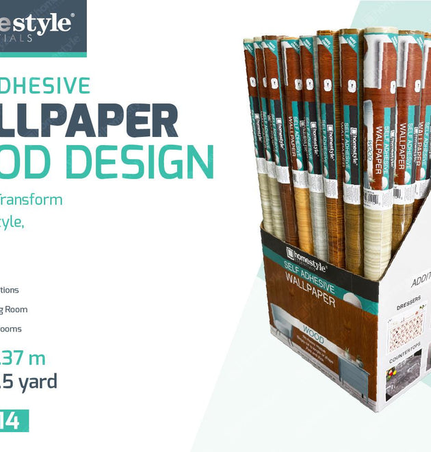 SELF ADHESIVE SHELF LINER  WOOD DESIGN -48