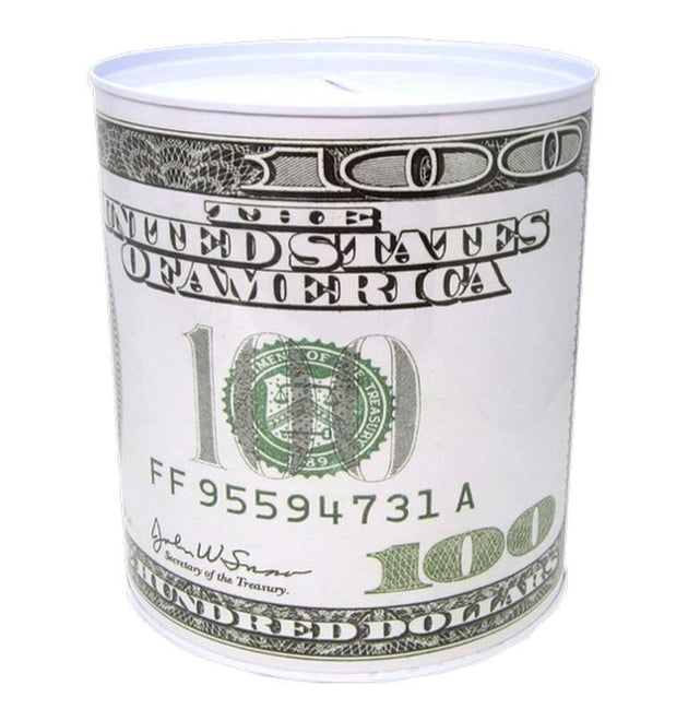DOLLAR COIN BANK 13.6X15CM - 48