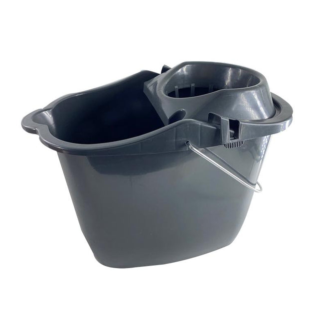 18 QUART HEAVY DUTY MOP BUCKET METAL HANDLE WITH WHEELS - 24