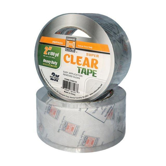 2'' X 100 YD SUPER CLEAR TAPE -48