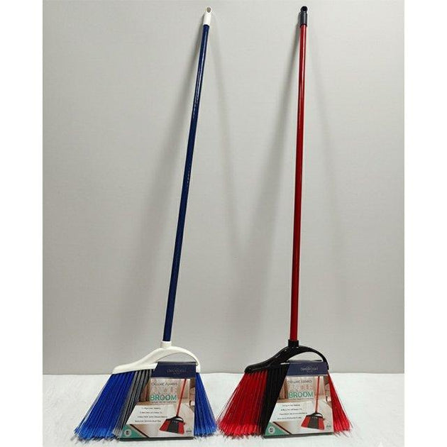 DELUXE JUMBO ANGLE BROOM WITH METAL HANDLE- 12