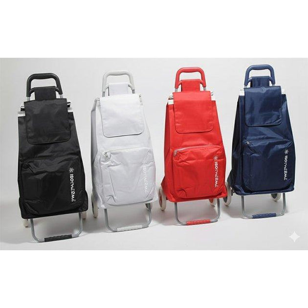 MICROFIBER SHOPPING CART W/FRONT COOLER BAG ASST - 8