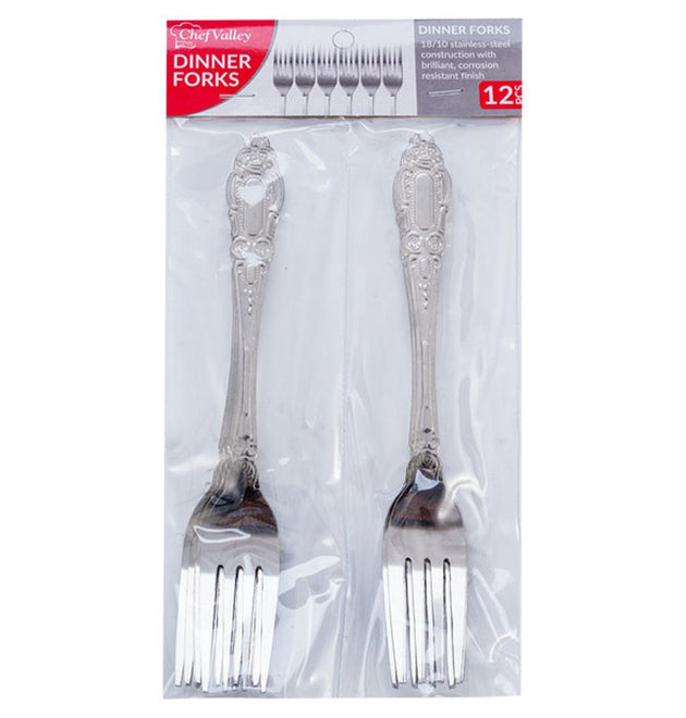 12 PCS DINNER FORKS - 36
