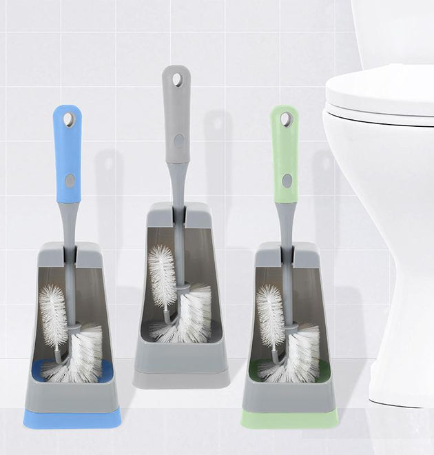 LUXURY PLASTIC TOILER BRUSH W/ HOLDER -24