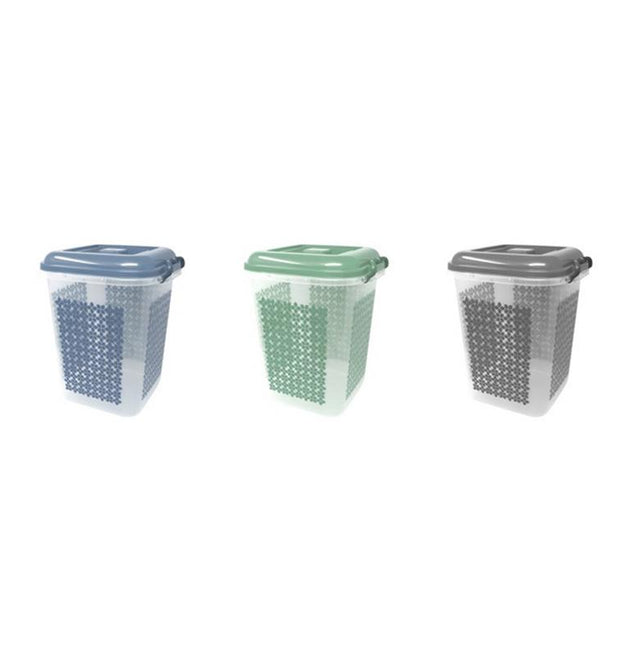 541oz / 16L PRINTED SQUARE STORAGE CONTAINER - 24