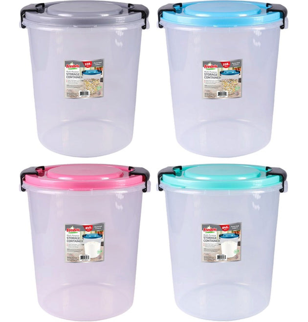 845oz / 25000ML ROUND STORAGE CONTAINER WITH LATCHES - 12