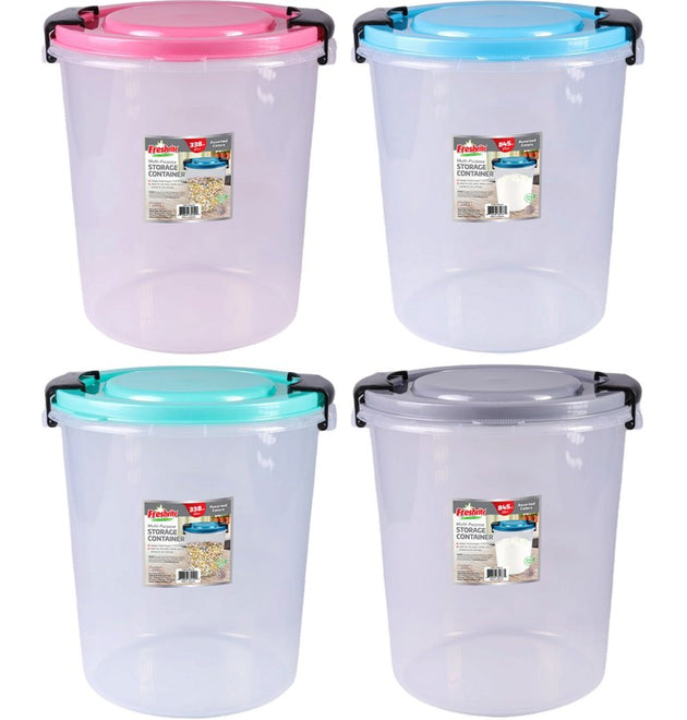 338oz / 10000ML ROUND STORAGE CONTAINER WITH LATCHES - 24