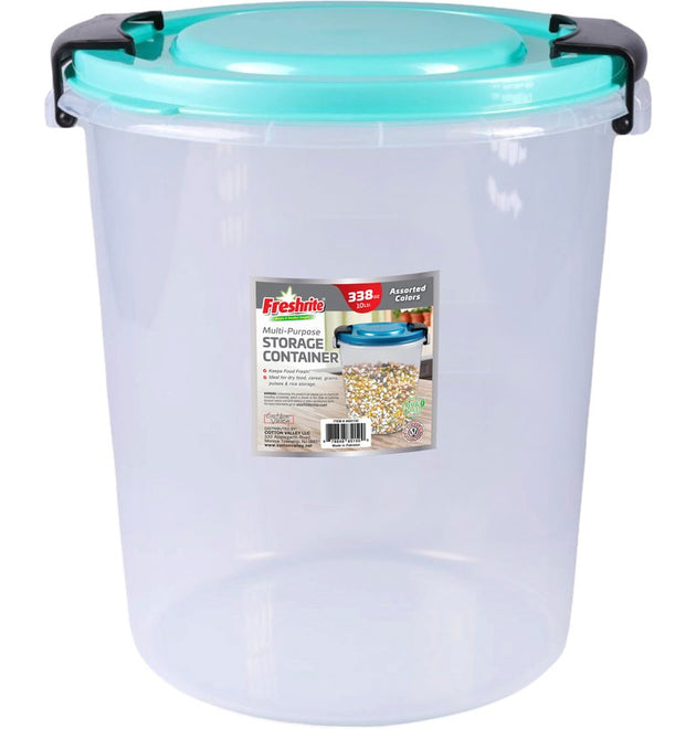 338oz / 10000ML ROUND STORAGE CONTAINER WITH LATCHES - 24